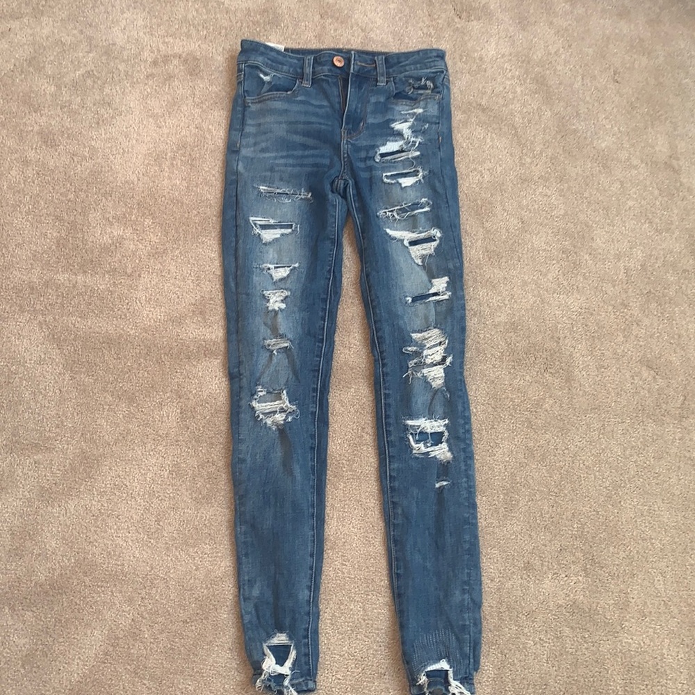 American Eagle Hi-Rise Skinny Jeans